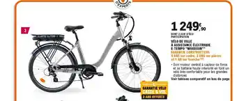 E.Leclerc L'Auto Vélo De Ville à Assistance électrique E-tempo offre