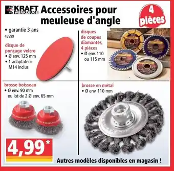 Norma Accessoires pour meuleuse d'angle offre