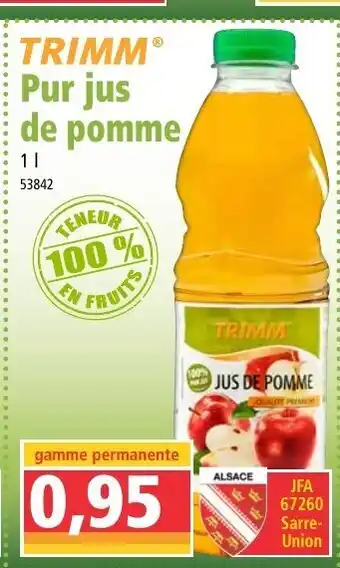 Norma Pur jus de pomme offre