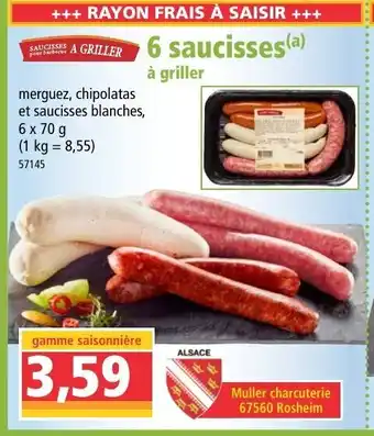 Norma 6 saucisses offre