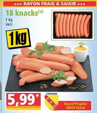 Norma 18 knacks offre