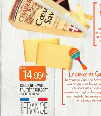 Match Cœur de Savoie Fruitière Chabert offre