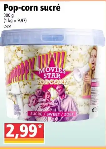 Norma Pop-corn sucré offre