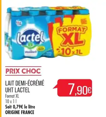Match Lait Demi-écrémé Uht lactel offre
