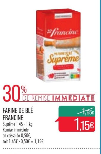 Match Farine de Blé Francine offre