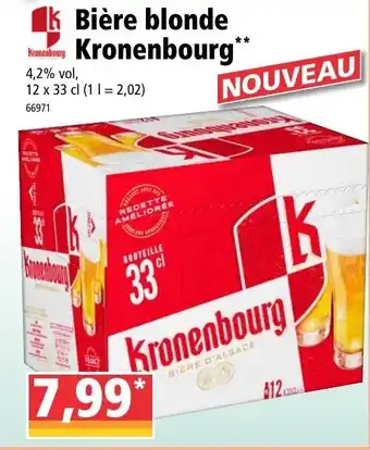 Norma Bière blonde kronenbourg offre