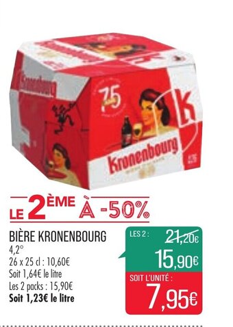 Match Bière Kronenbourg offre