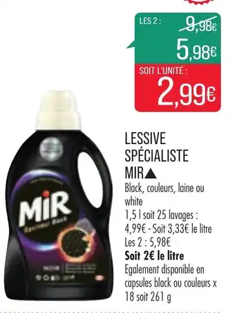 Mir Lessive Spécialiste