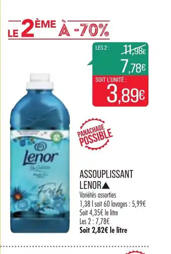 Match Lenor Assouplissant offre