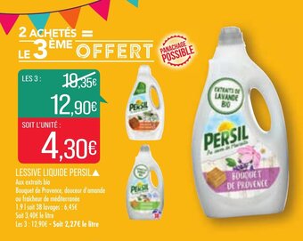 Match Persil Lessive Liquide offre