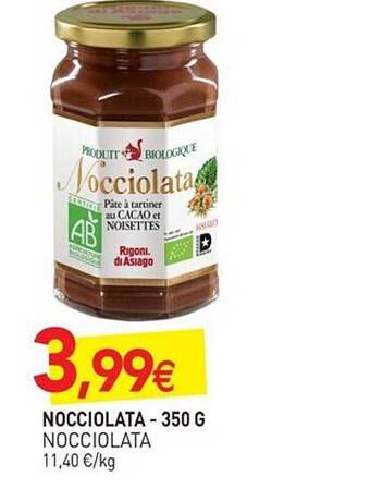 naturéO Nocciolata offre