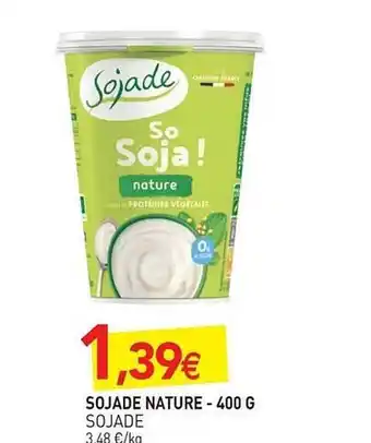 naturéO Sojade Nature offre