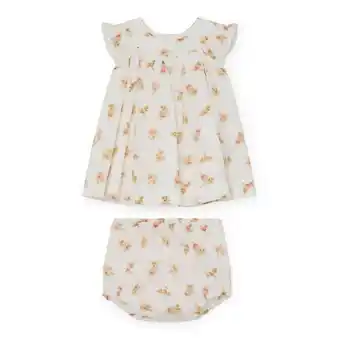 Robe et bloomer en coton bébé make up