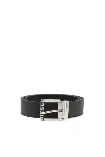 Ceinture en cuir grainé avec boucle usée