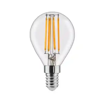 Leroy Merlin Ampoule led à filament sphérique e14 470 lm = 40 w blanc chaud, lexman offre