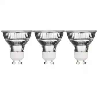 Leroy Merlin Lot de 3 ampoules led réflecteur gu10 460 lm = 50 w blanc chaud, lexman offre