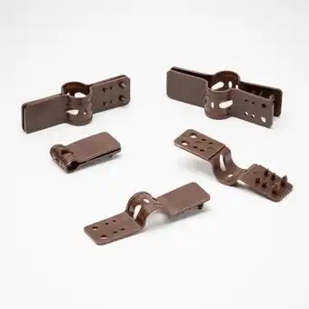 Leroy Merlin Lot de 20 clips universel pour brise-vue naterial, marron offre