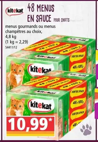 Norma 48 menus en sauce offre