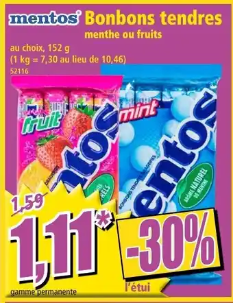 Norma Bonbons tendres offre