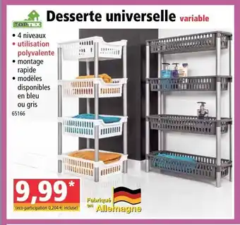 Norma Desserte universelle offre