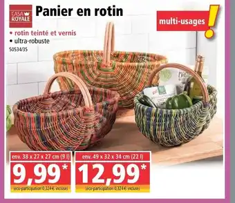 Panier en rotin