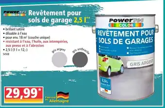 Norma Revêtement pour sols de garage offre