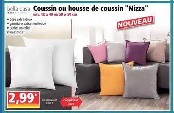 Norma Coussin ou housse de coussin "nizza" offre