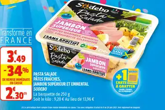 Coccimarket Pasta salade pâtes fraîches offre