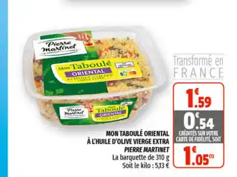 Mon taboulé oriental à l,huile d'olive vierge extra