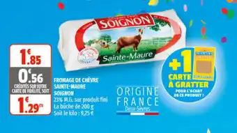 Coccimarket Fromage de chèvre sainte-maure offre