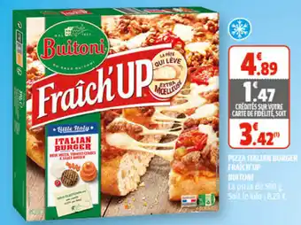 Coccimarket Pizza italian burger fraîch'up offre