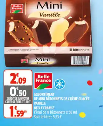 Coccimarket Assortiment de mini bâtonnets de crème glacée offre