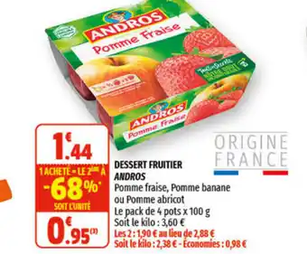 Coccimarket Dessert fruitier offre