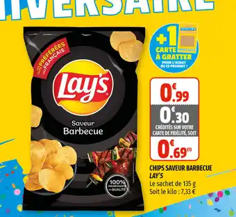 Coccimarket Chips saveur barbecue offre