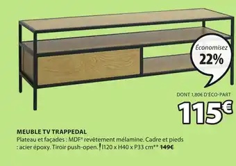 JYSK Meuble tv trappedal offre