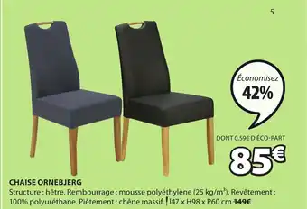JYSK Chaise ornebjerg offre
