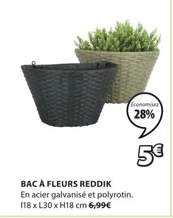 JYSK Bac à fleurs reddik offre