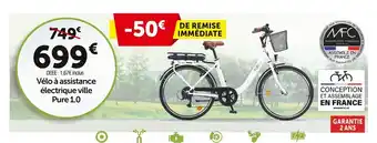 Roady Vélo à Assistance électrique Ville Pure 1.0 offre