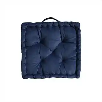 Leroy Merlin Coussin de sol loic, bleu l.40 x h.10 cm offre