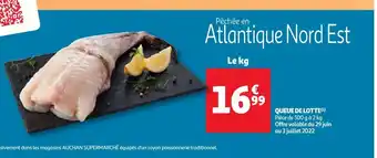 Auchan Supermarché Queue de Lotte offre