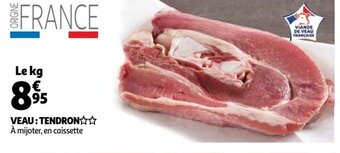 Auchan Supermarché Veau Tendron offre
