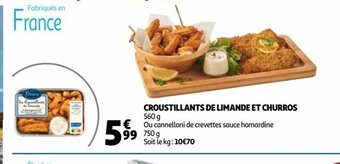 Auchan Supermarché Croustillants de Limande Et Churros offre