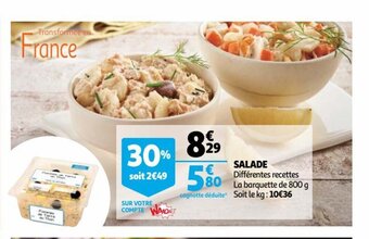 Auchan Supermarché Salade offre