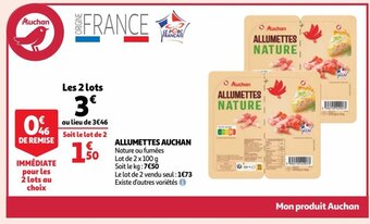 Auchan Supermarché Allumettes Auchan offre