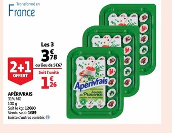 Auchan Supermarché Apérivrais offre