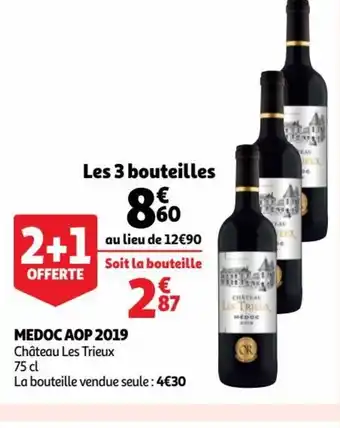 Auchan Supermarché Medoc AOP 2019 offre