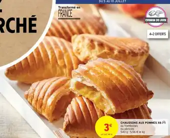 Intermarché Hyper Chaussons Aux Pommes x6 offre