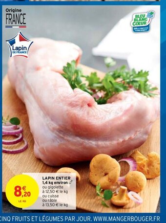 Intermarché Hyper Lapin Entier offre