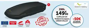 Roady Green valley coffre de toit wollemi ecospace offre