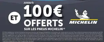 Roady Michelin bon plan sur les pneus offre